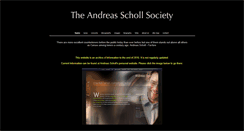 Desktop Screenshot of andreasschollsociety.org