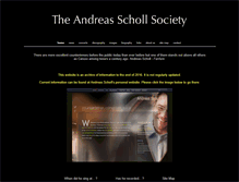 Tablet Screenshot of andreasschollsociety.org